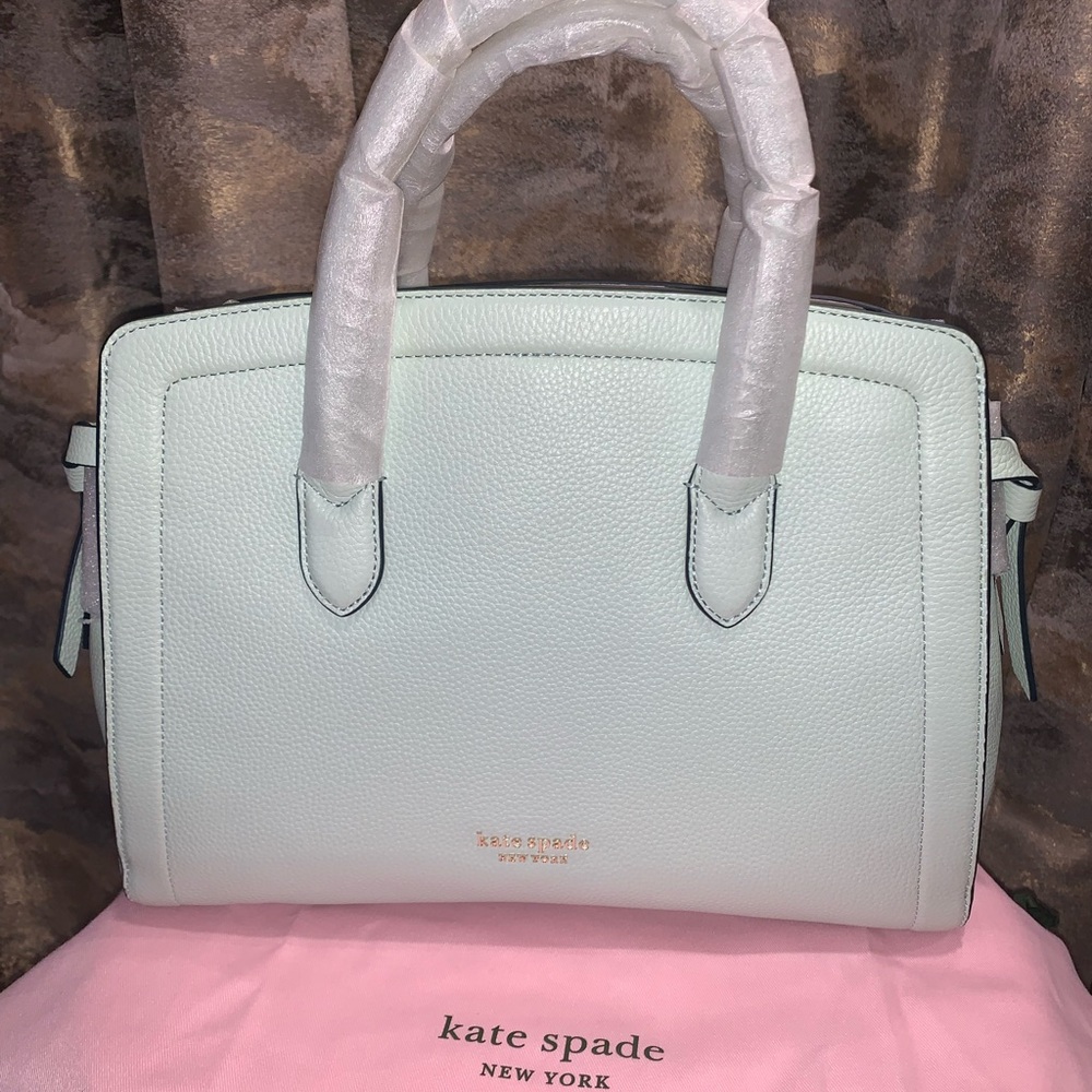 New Kate Spade Knott Pebble Leather Large Satchel